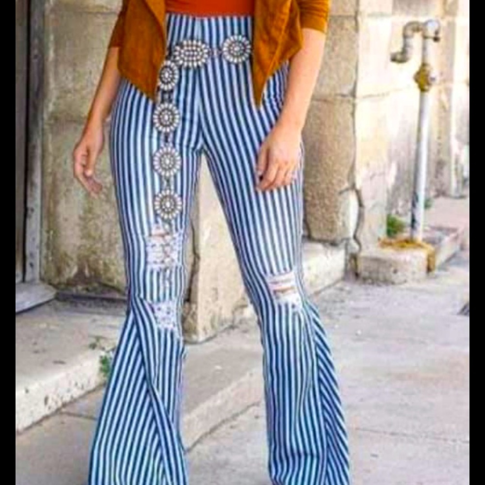 Brand New striped jeans